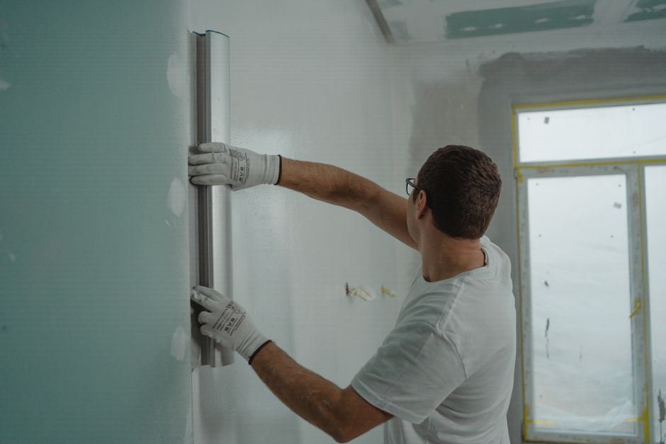 Home improvement contractor working